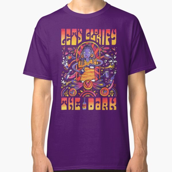 Psychedelic Dark Beer Poster Classic T-Shirt