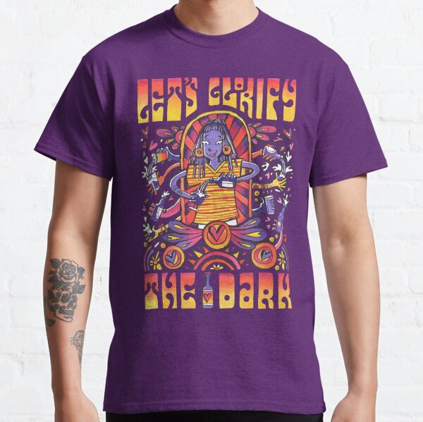 Psychedelic Dark Beer Poster Classic T-Shirt
