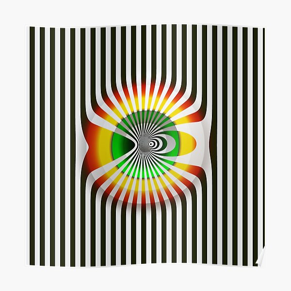 Victor Vasarely Hommage 8 Poster