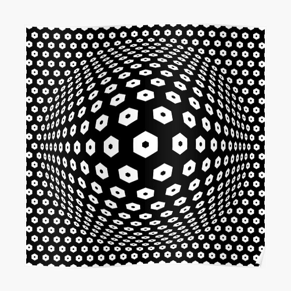  Victor Vasarely Hommage 9 Poster