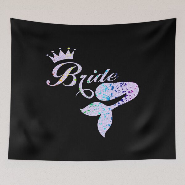 Item preview, Mermaid Bride - Rainbow Splatter designed and sold by KoolMoDee.