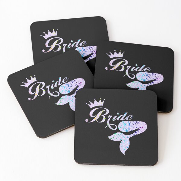 Item preview, Mermaid Bride - Rainbow Splatter designed and sold by KoolMoDee.
