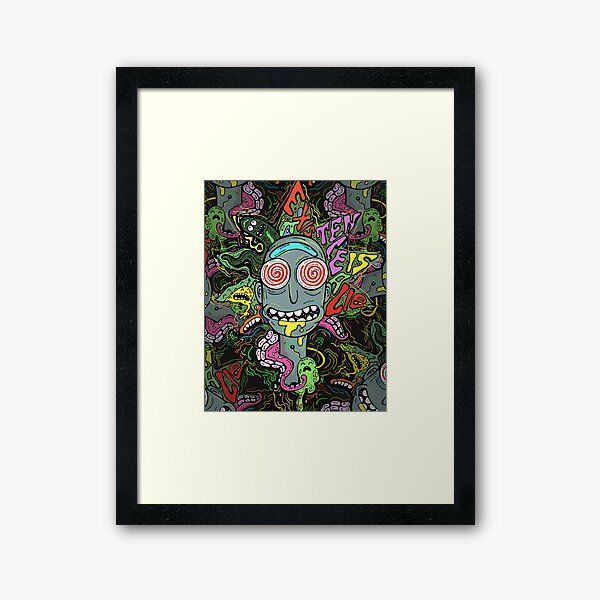 Acid Rick Framed Art Print