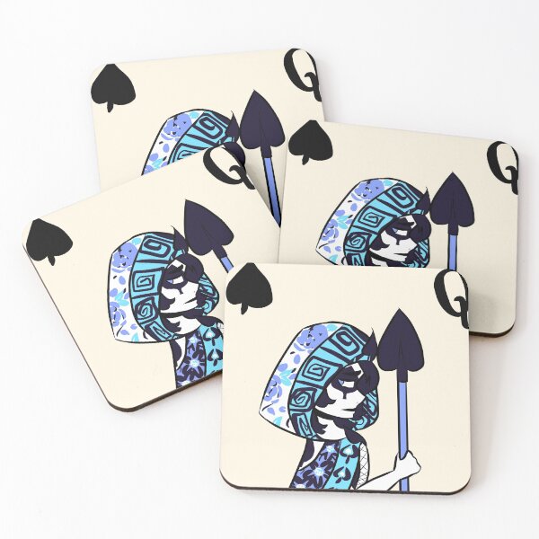 Item preview, Queen of spades (blue edition) designed and sold by UnicornDaya.