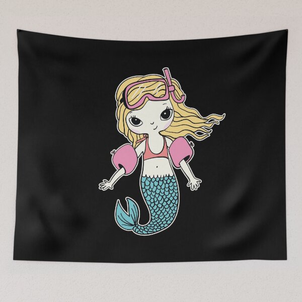 Item preview, Swimming Girl Mermaid designed and sold by KoolMoDee.