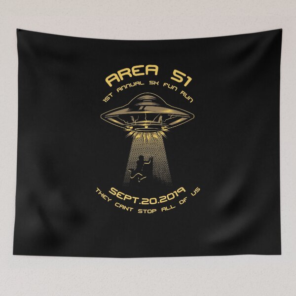 Item preview, AREA 51 1st National 5K Fun Run- 20th September- They Cant Stop All Of Us designed and sold by Merch-Tees.