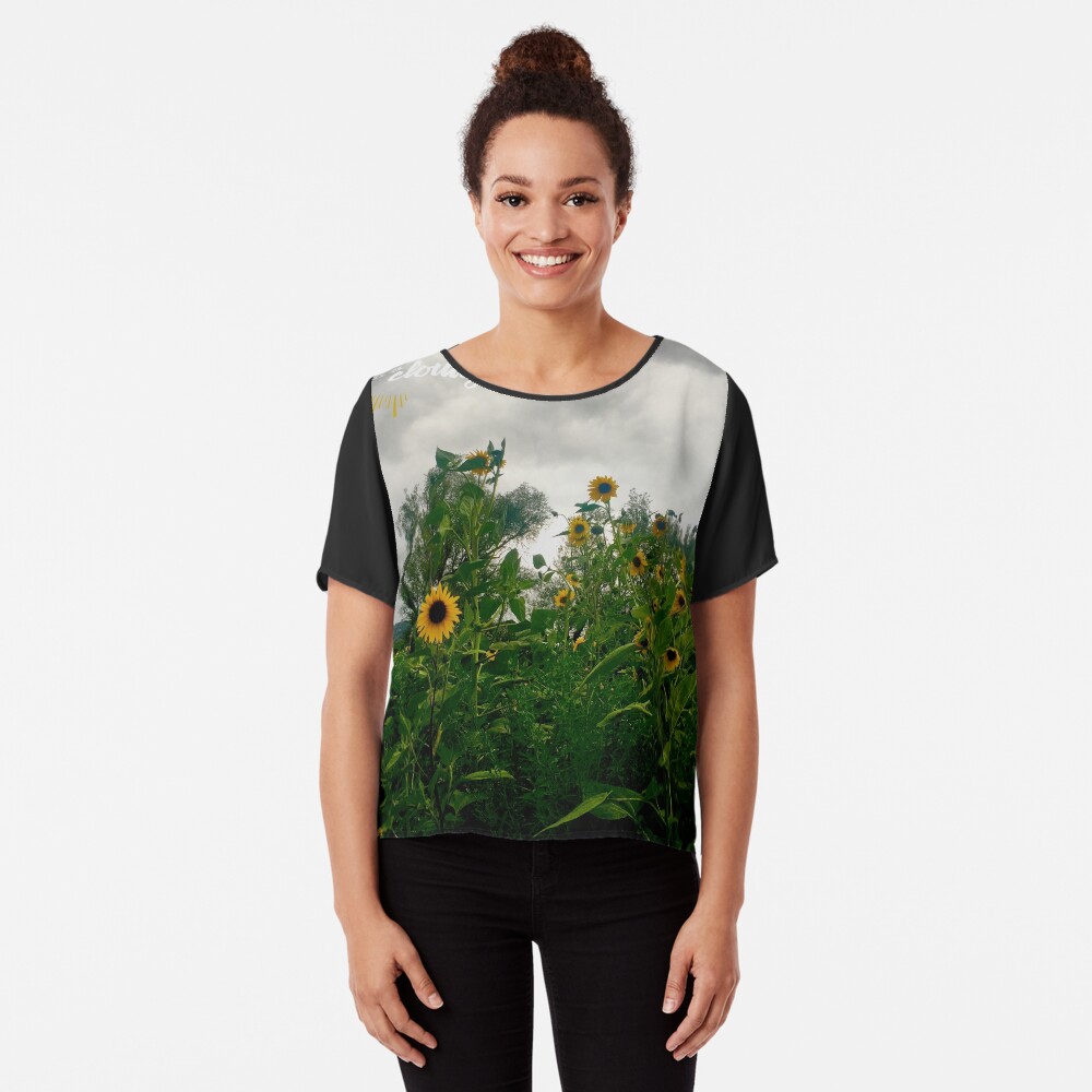 Sunshine On a Cloudy Day Chiffon Top