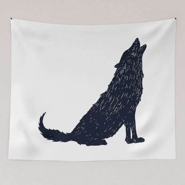 Item preview, Scary Wolf Howling  designed and sold by Lady Eva's Shop.