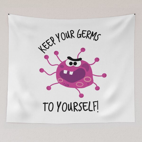 Item preview, Keep Your Germs to Yourself! designed and sold by Lady Eva's Shop.