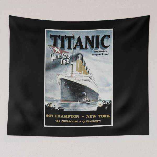 Item preview, Titanic - Vintage poster designed and sold by ValentinaHramov.