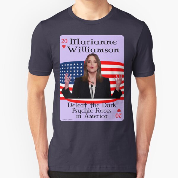 Marianne Williamson Card Slim Fit T-Shirt