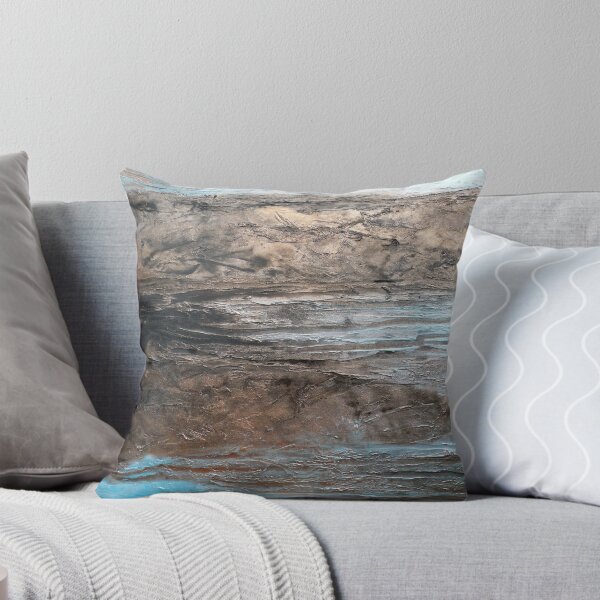 Item preview, Large Wall Art , Abstract art, Contemporary art, Original textured painting, Nature Wall Art "Waters Edge" designed and sold by hollyanderson.