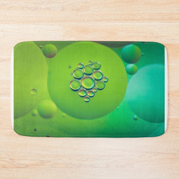 Item preview, Oil drops in water. Abstract defocused psychedelic pattern image green colored. Abstract background with colorful gradient colors. designed and sold by anytka.