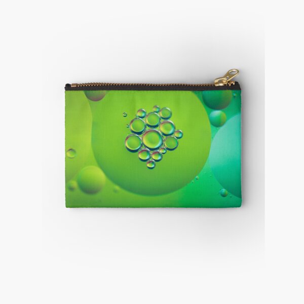 Item preview, Oil drops in water. Abstract defocused psychedelic pattern image green colored. Abstract background with colorful gradient colors. designed and sold by anytka.