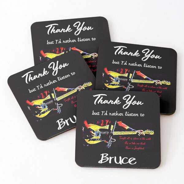 Item preview, Thank You But I'd Rather Listen To Bruce. Jungleland Lyric designed and sold by WallsOfFameAust.