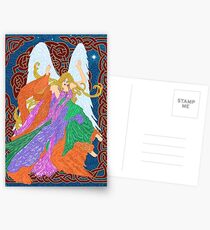 Celtic Nouveau Angel Postcards