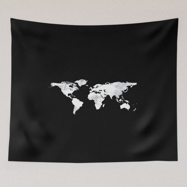 Item preview, World Map in Marble designed and sold by Samm Poirier.