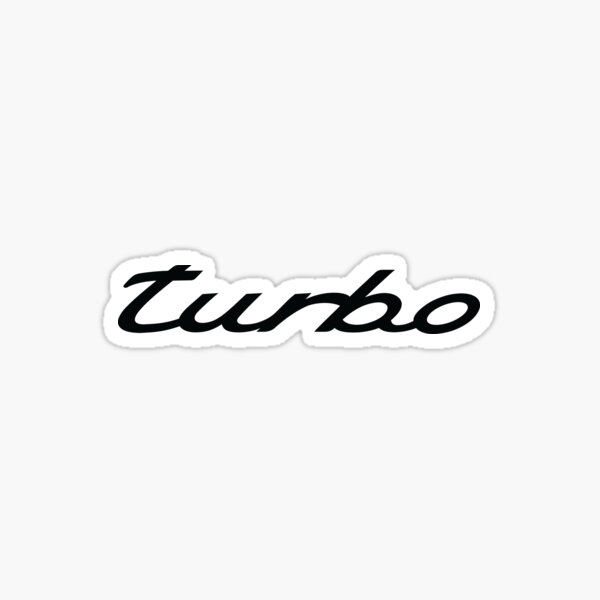 Porsche 911 Turbo Sticker