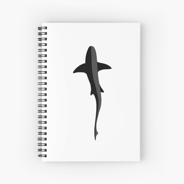 Shark Silhouette " Spiral Notebook for Sale by AnaestheticOats