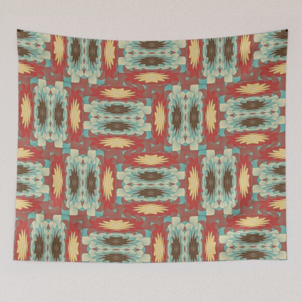 Item preview, Complex colorful pattern designed and sold by Gaspar Avila.