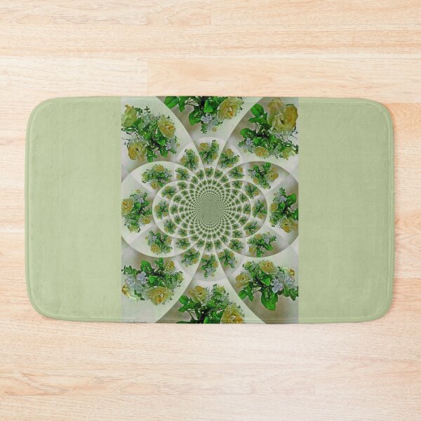 Item preview, Floral Kaleidoscope Yellow designed and sold by Faye Anastasopoulou.