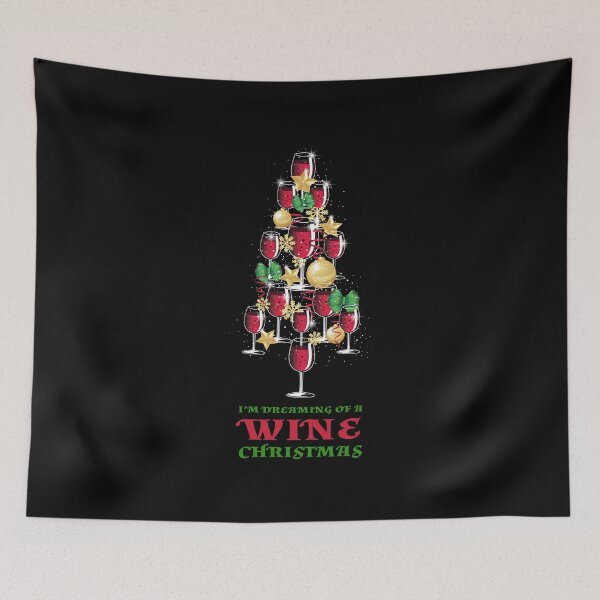 Item preview, I'm Dreaming Of A Wine Christmas designed and sold by KoolMoDee.