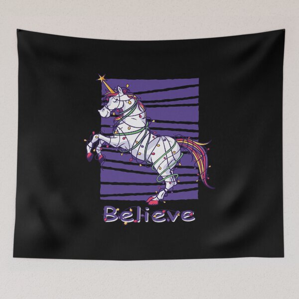 Item preview, Believe Christmas Unicorn Christmas Lights designed and sold by KoolMoDee.