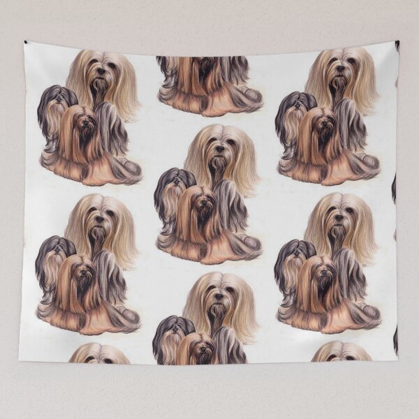 Item preview, Lhasa Apso Gallimaufry designed and sold by BarbBarcikKeith.