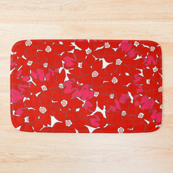 Item preview, Passion Red Floral Pattern designed and sold by m-lapino.