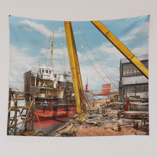 Item preview, Boat - Repair - From death to berth 1905 designed and sold by Mike Savad Photography.