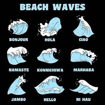 Artwork thumbnail, Beach Wave Languages by KoolMoDee