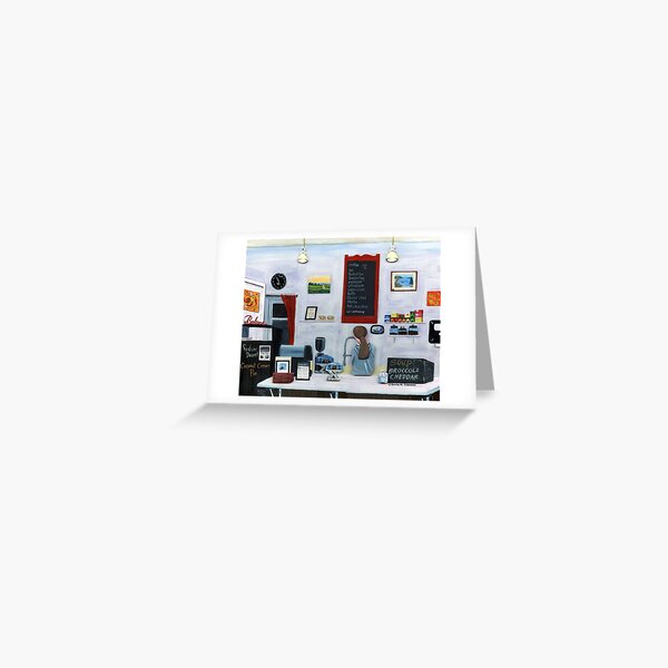 Evening Cafe - Closing Time Greeting Card
