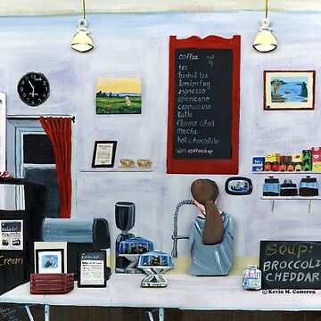 Artwork thumbnail, Evening Cafe - Closing Time by kevinart1