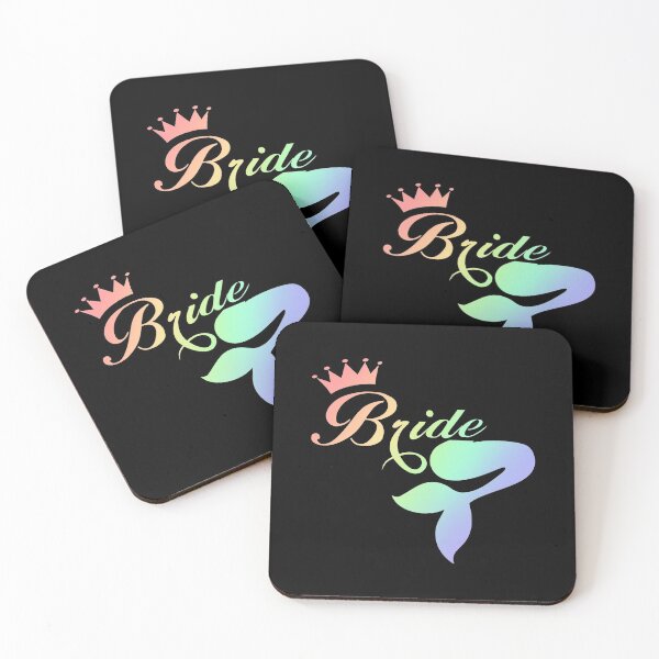 Item preview, Mermaid, Wedding Bride - Rainbow designed and sold by KoolMoDee.