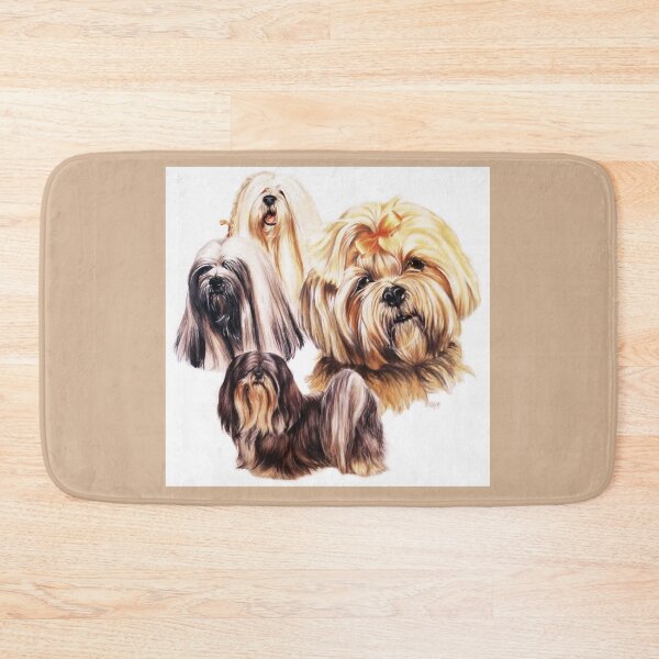 Item preview, Lhaso Apso Montage designed and sold by BarbBarcikKeith.
