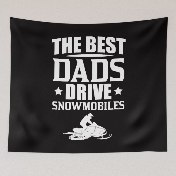 Item preview, The Best Dads Drive Snowmobiles Fathers Day Snow Sled Shirt designed and sold by shoutoutshirtco.