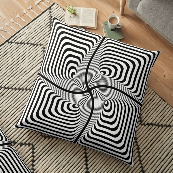 Psychedelic art, Art movement Floor Pillow