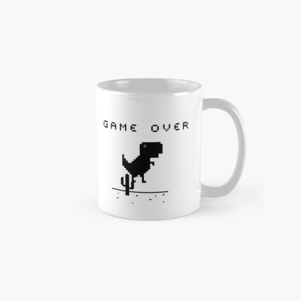 Chrome Dino – Offline T-Rex 11 oz Ceramic Mug Chrome Dino – Offline T-Rex  Mugs