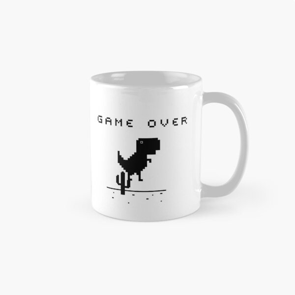 Item preview, Game Over • Chrome Dino designed and sold by Novel Gifts.