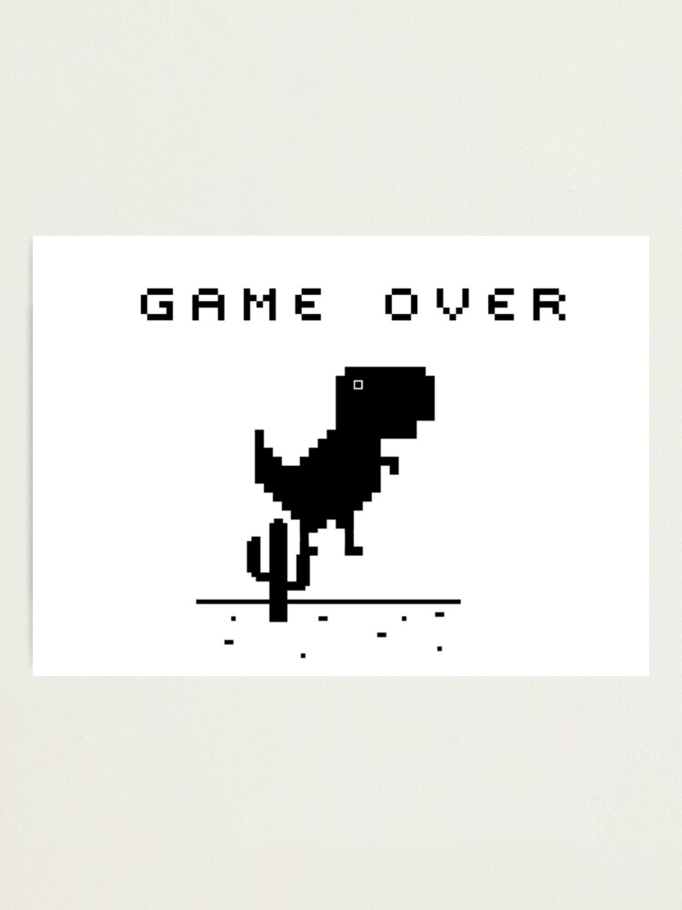 Chrome Dino Game SVG Image File 