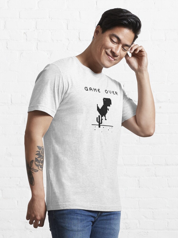 Game Over - Chrome Dino Game T-Shirt - The Shirt List