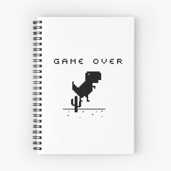 Item preview, Game Over • Chrome Dino designed and sold by Novel Gifts.