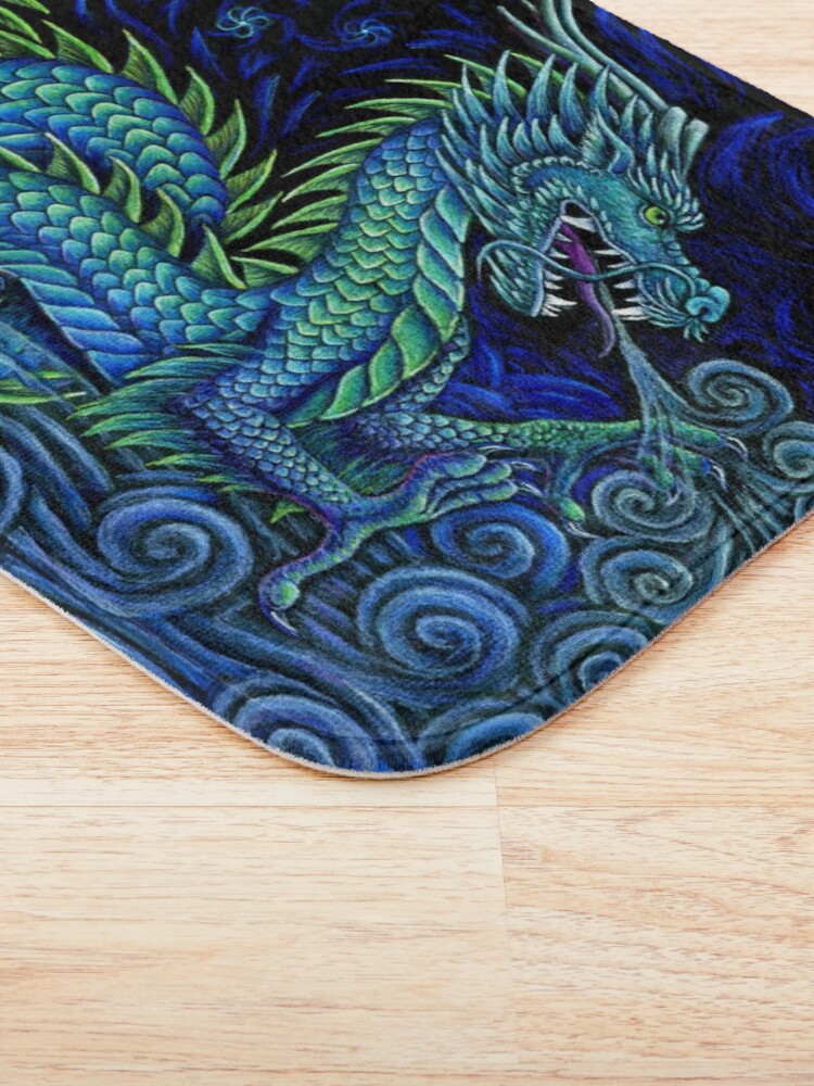 Alternate view of Chinese Azure Dragon Bath Mat