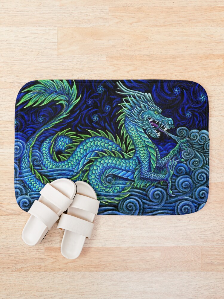 Alternate view of Chinese Azure Dragon Bath Mat