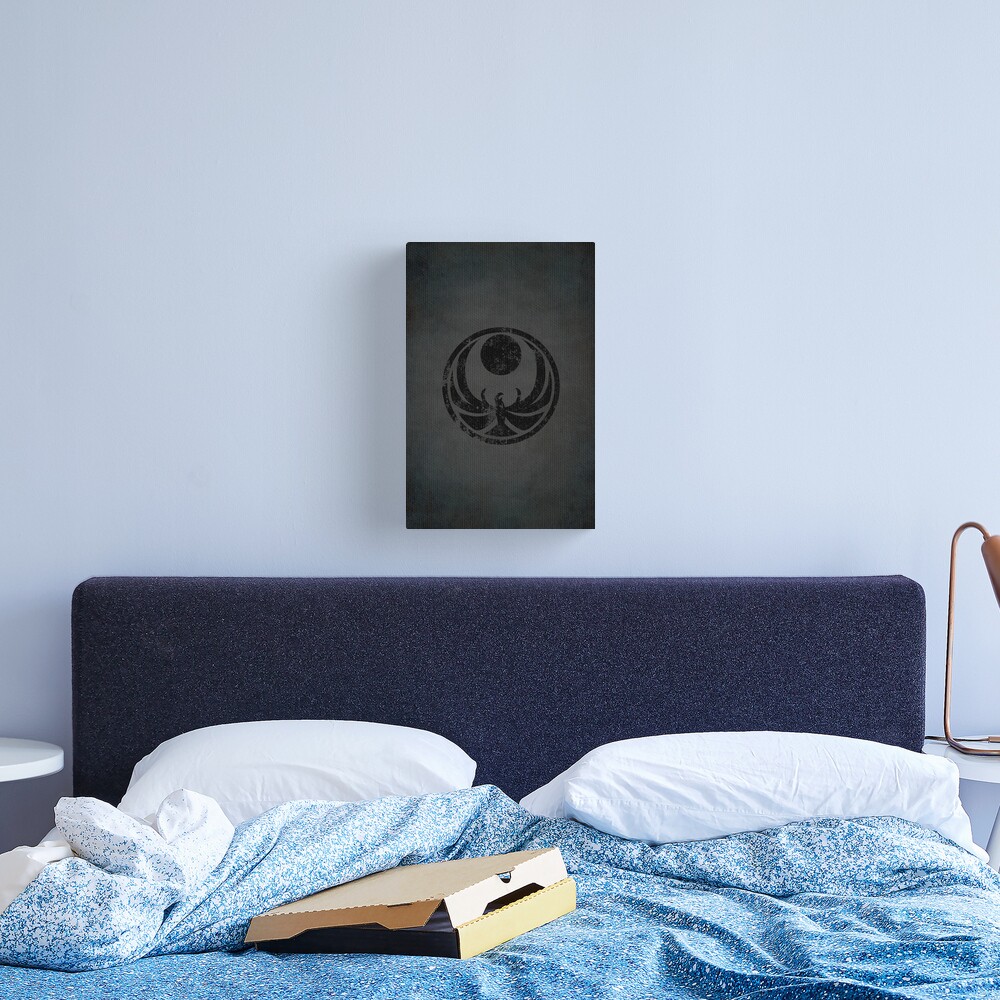 Nightingales Logo · Distressed Canvas Print