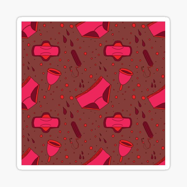 My Period Piece Sticker