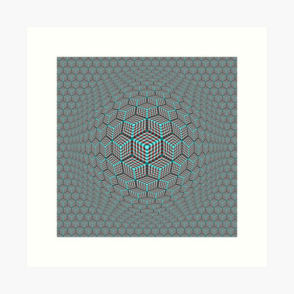 Aperçu de l'œuvre Hommage à Victor Vasarely 12 créée et vendue par Nicolas Roughton.