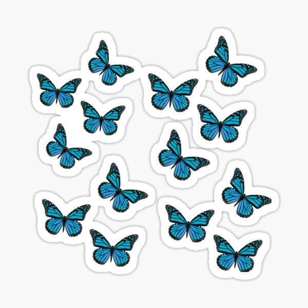 aesthetic butterfly stickers redbubble