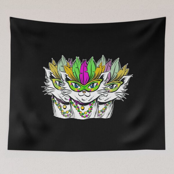 Item preview, Mardi Gras Cat designed and sold by KoolMoDee.
