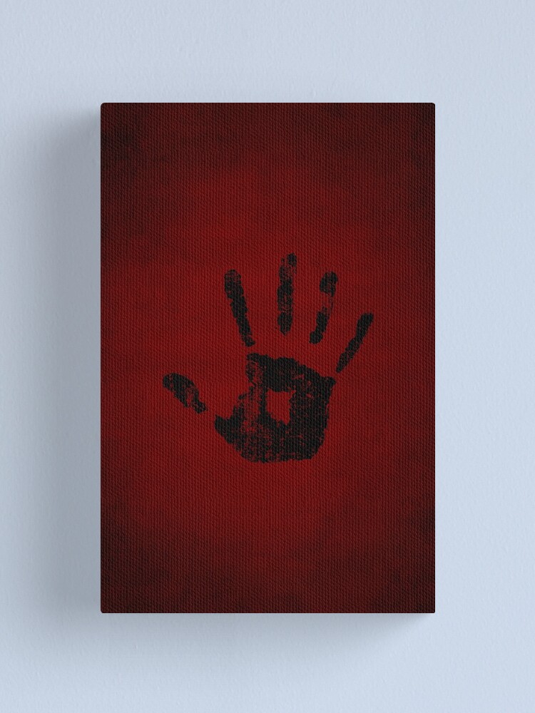 Alternate view of Dark Brotherhood Logo · Distressed Canvas Print